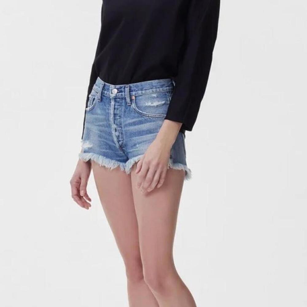 Citizens of Humanity Danielle Mid-Rise Denim Shorts Size 28 NWT